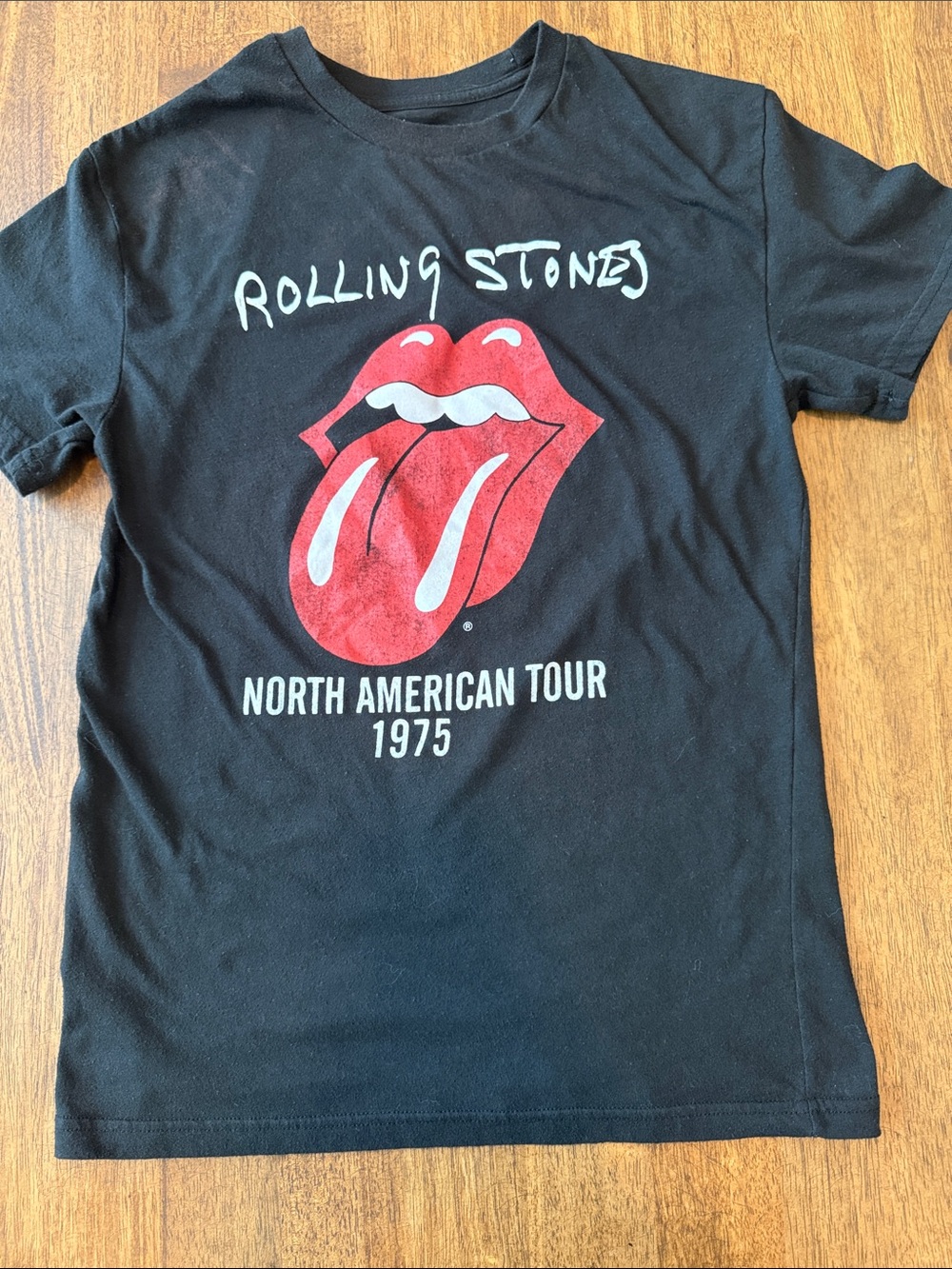 The Rolling Stones Black Logo Tee - Size M